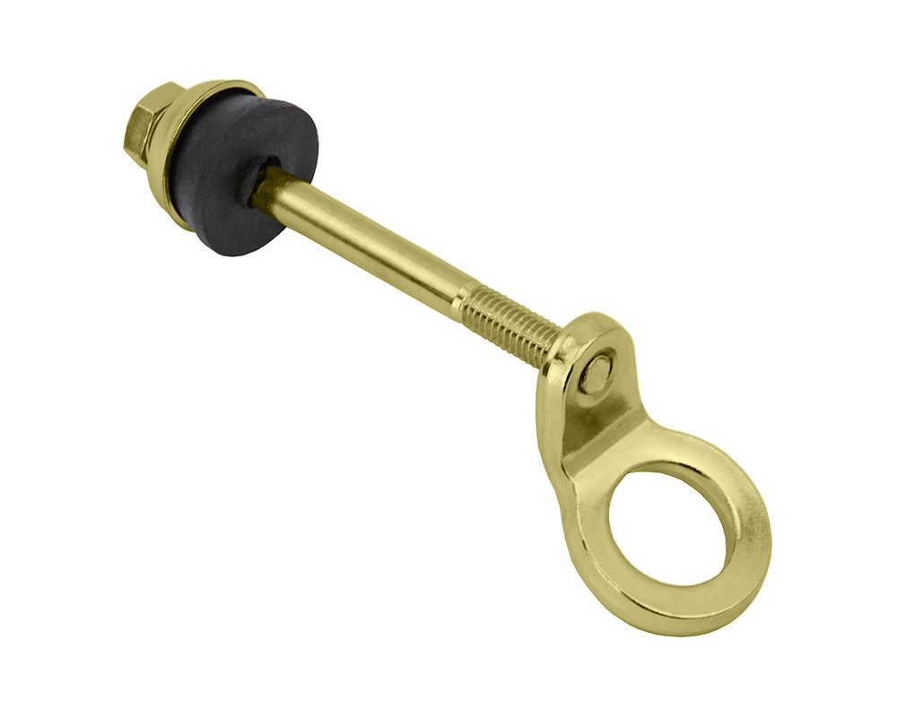 Spring Fork Bolt with Ring – Gold Steel (115 x 9mm) – Lowrider Universal Fit.