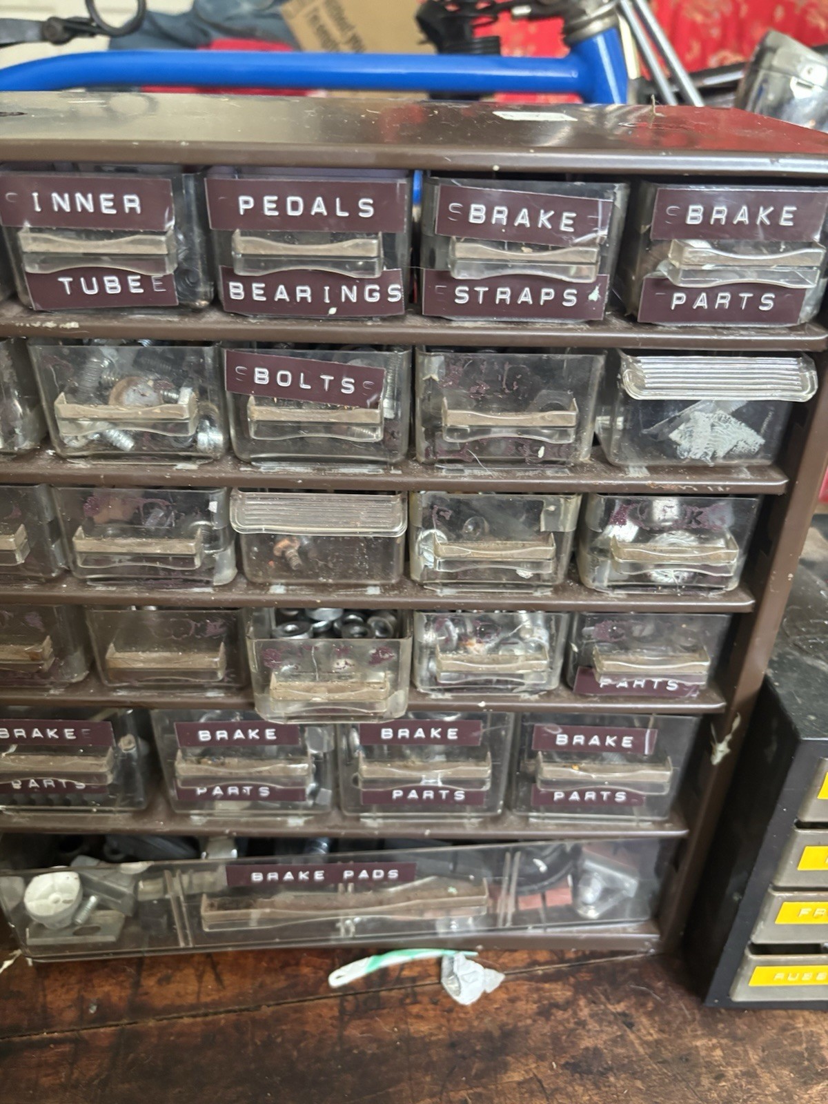Vintage Bike Tinkerers Nut And Bolt Lot-Some Schwinn-Organizers Not Included