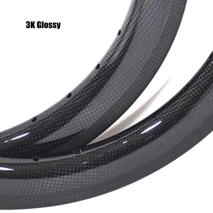 700C 88mm Depth Carbon Rim Road Bicycle Clincher Matte/glossy V Brake Ring