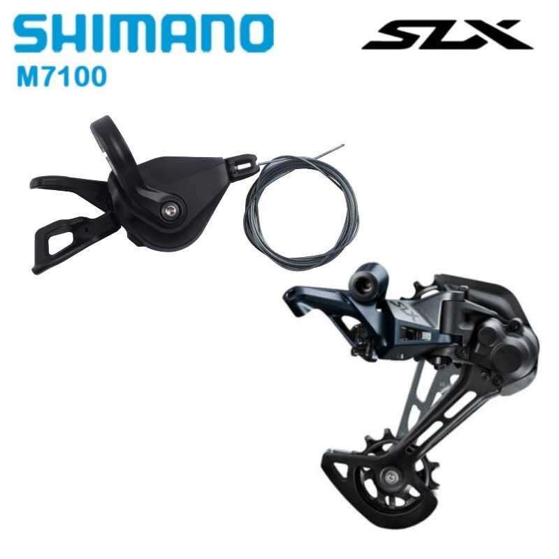 Shimano SLX M7100 SL RD Right Shifter Rear Derailleur SGS Black 12Speed MTB Bike
