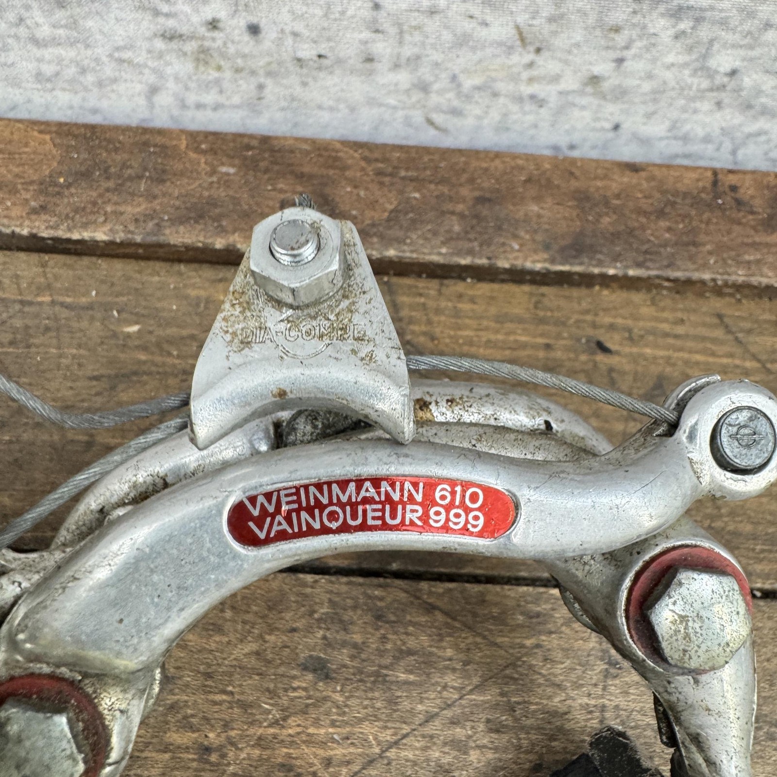 Vintage Weinmann 610 Vainqueur 999 Center Pull Caliper Brakes Set F/R Road Bike