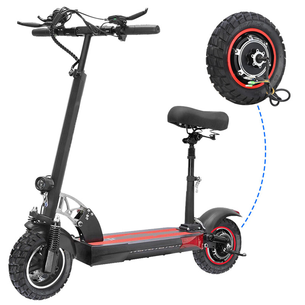 10In E-Scooter Hub Motor Wheel Waterproof Inflatable Rear Tire 500W 40V N5C9