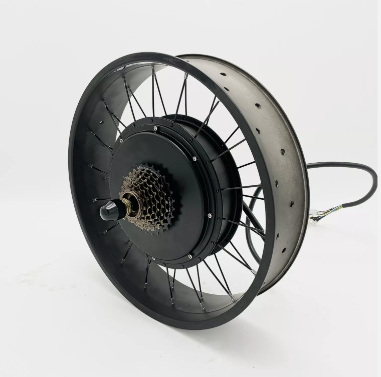 36-52V 1200-1800W Rear Fat Wheel ebike Conversion kit 20/24/26×4.0″ 175mm 190mm