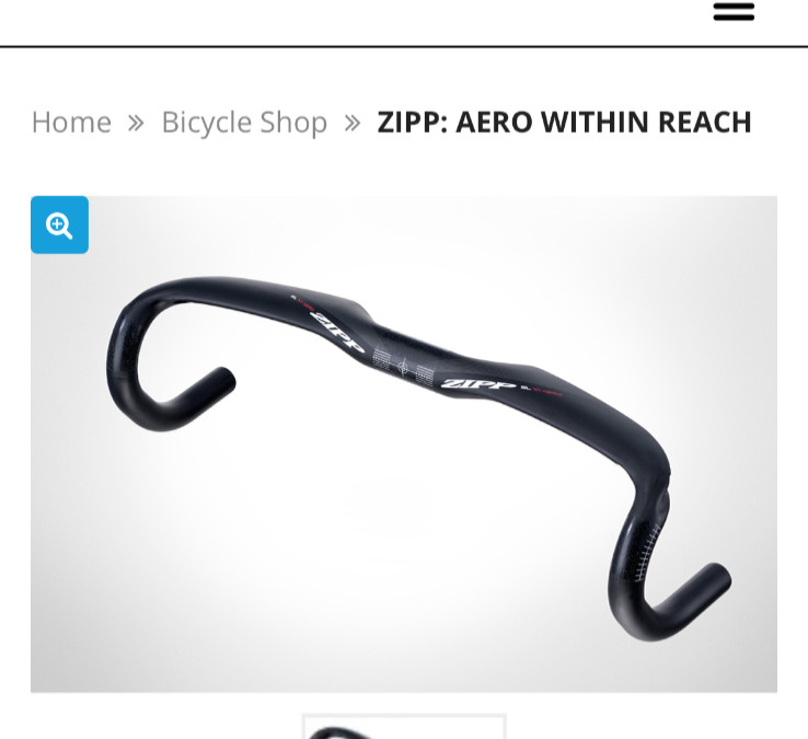 Zipp SL-70 Aero Carbon Handlebars 40cm