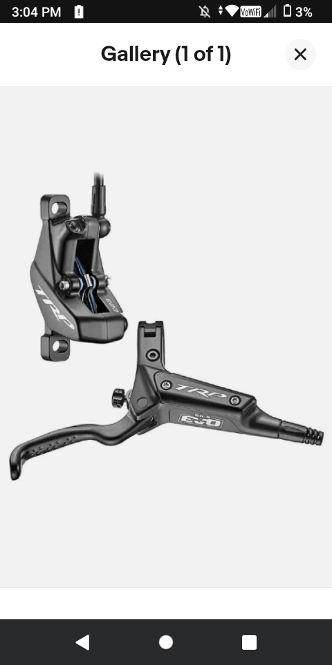 TRP DH-R EVO HD-M846 Hydraulic Bike Bicycle Disc Front (Left) Brake DHR – Black