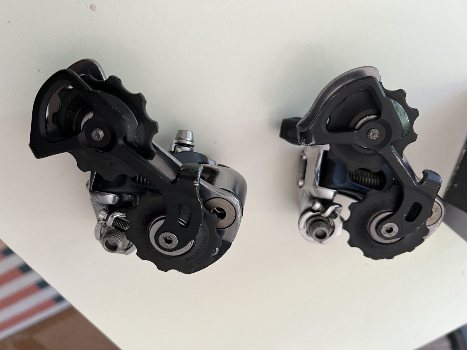 Two (2) SHIMANO DURA ACE 7800 10 SPEED REAR DERAILLEURS – SHORT CAGE