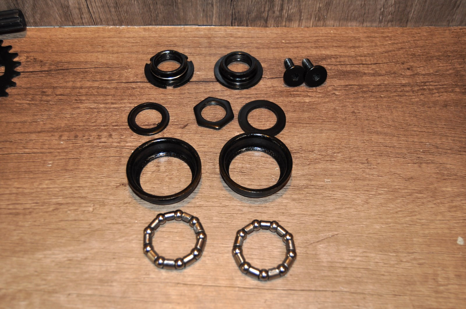 3-Piece BMX Crankset 175mm American BB Set Pedal Oil Slick Fuel Jet Color