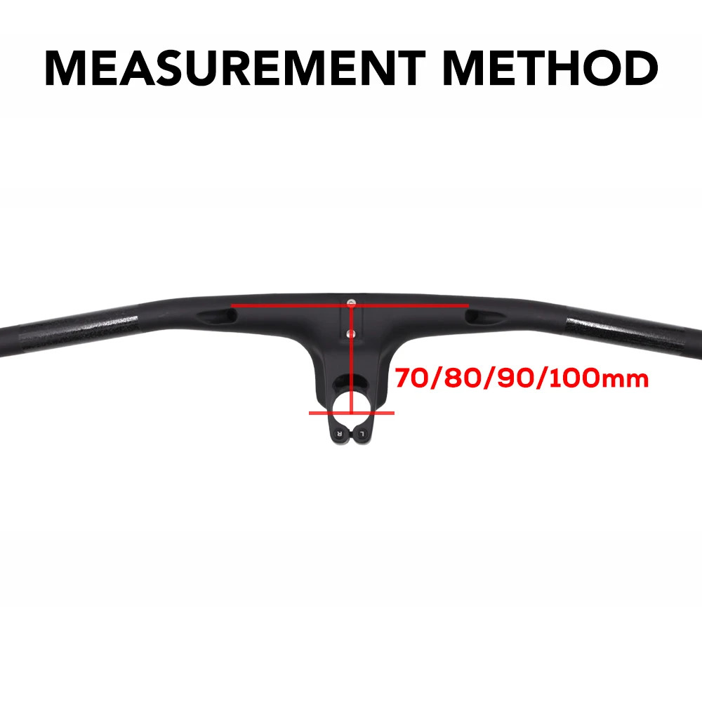 Full Carbon Fiber Mountain Bike Integrated Cockpit -30 Degree Internal Cable