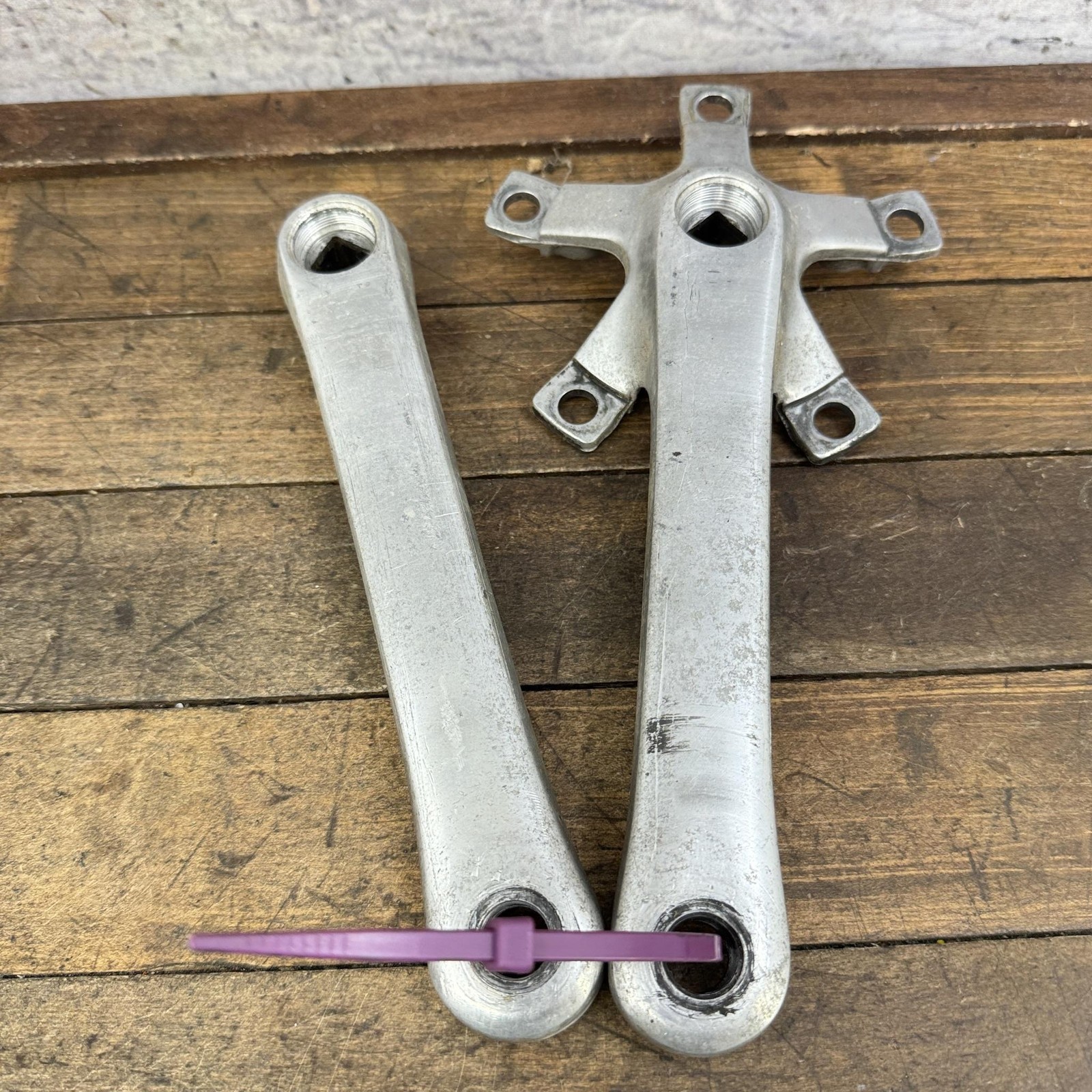 Vintage Shimano Deore FC-MT60 Crankset 175mm 110 BCD MTB Square Taper Arms Cafe