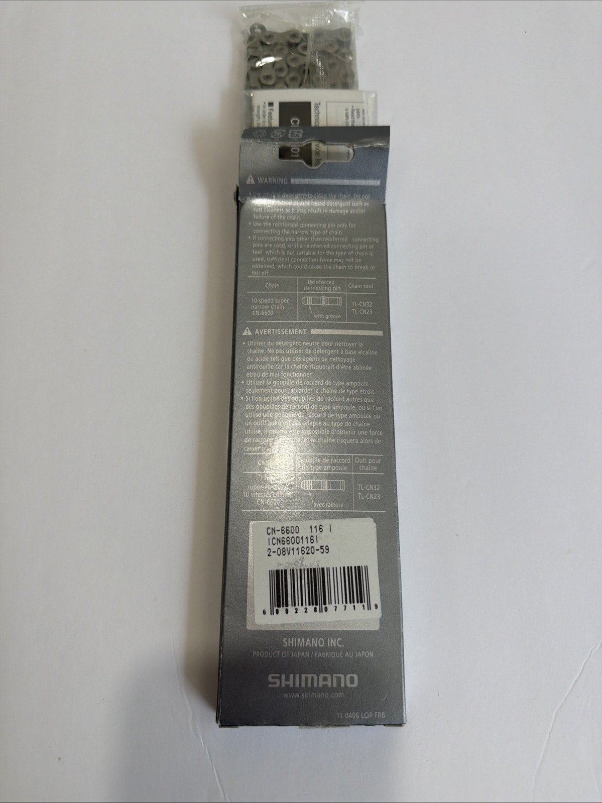 Shimano CN-6600 10-Speed 116L Chain