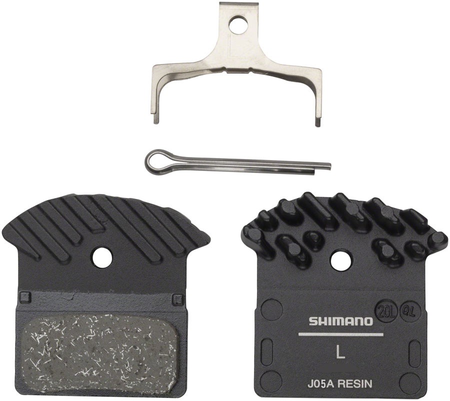 Shimano J05A-RF Resin Disc Brake Pads with Aluminum Finned Backing – Superior