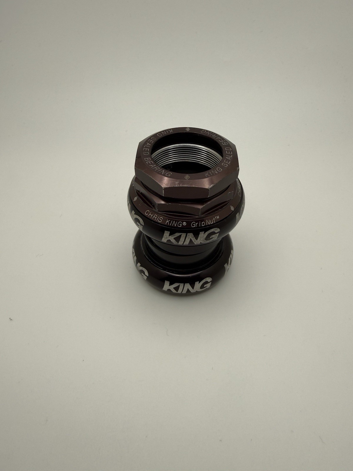 Chris KING GRIPNUT threaded Headset (1-1/8″) (BLACK)