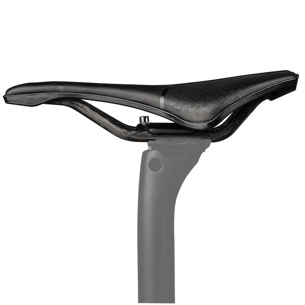 Ultra Light Carbon Fiber Bike Saddle 245x139mm UD Carbon Rails MTB Road 135g