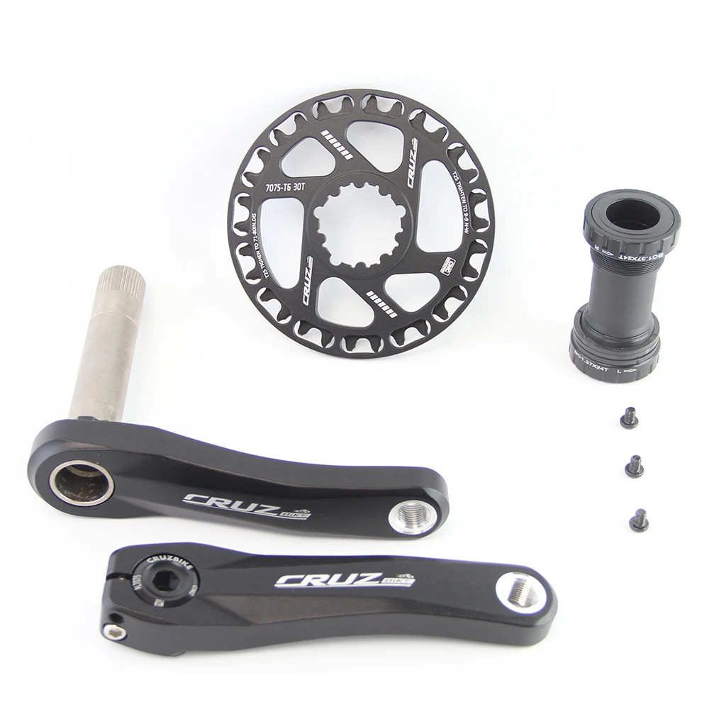 Kids Bicycle Cranksets 89/98/110/127/140/150mm Children MTB Crank Arms 25T-40T