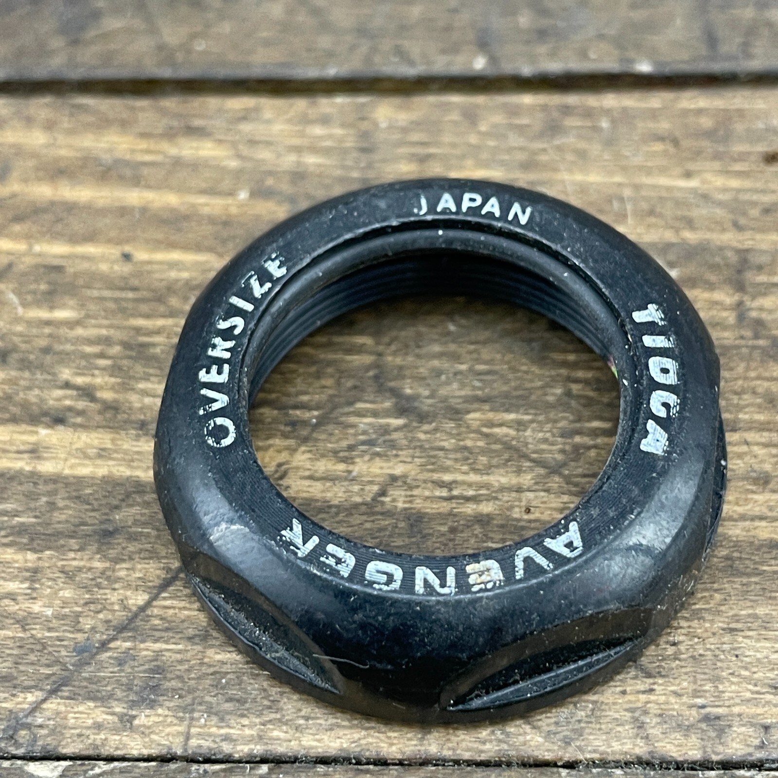 Tioga Avenger Headset Top Nut 1 1/8 in Threaded NOS Black 90s MTB Mountain Bike