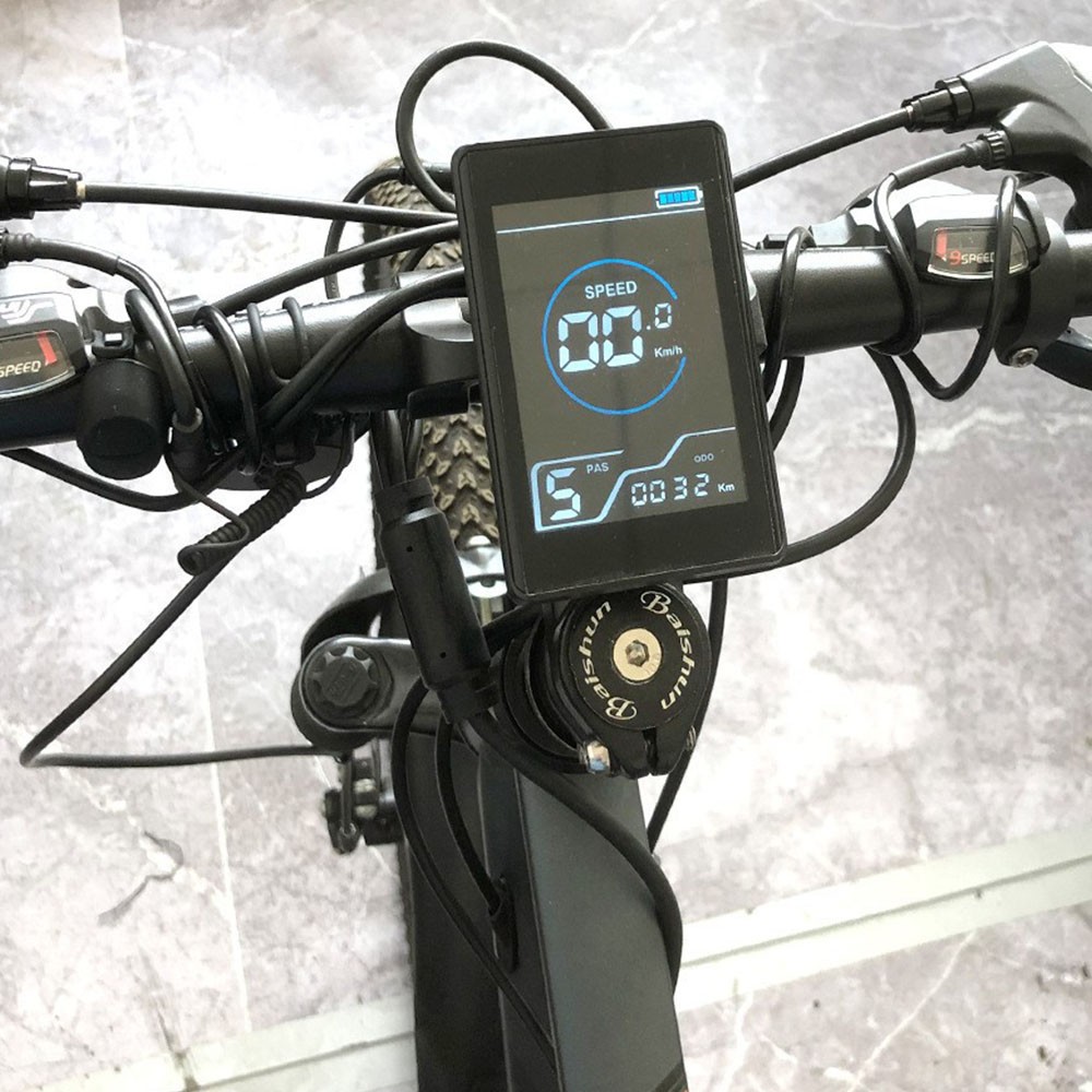 Ebike 24V/36V/48V X1 Colour Screen Display Power Speed Meter Control Panel w/NFC