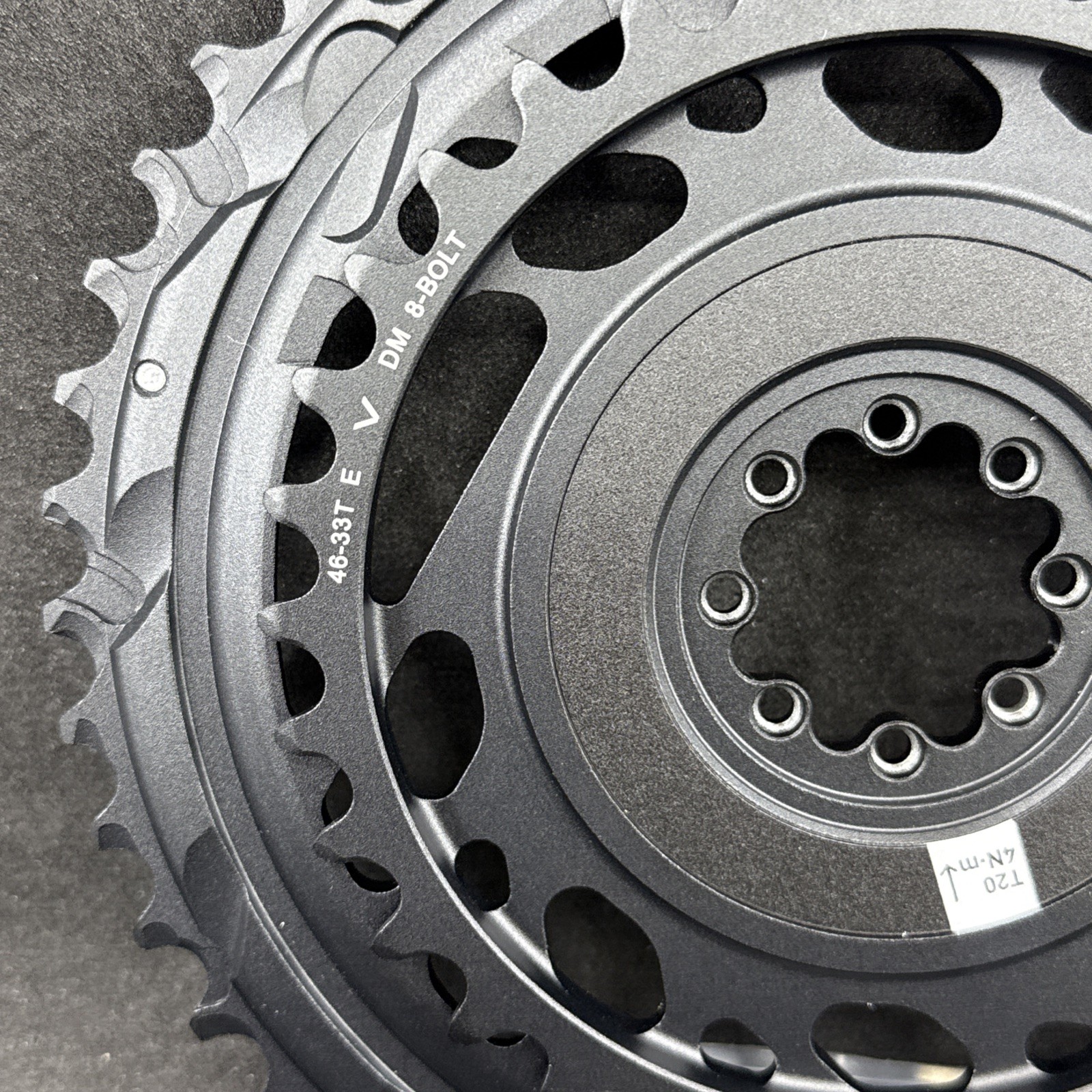 SRAM Force AXS D2 2×12-Speed 46 & 33t 8-Bolt Direct Mount Chainrings MSRP $270
