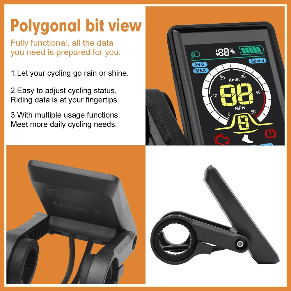 Electric Bike 810S Display for BBS M400 G330 M615 BBSHD Mid Drive Motor Kit