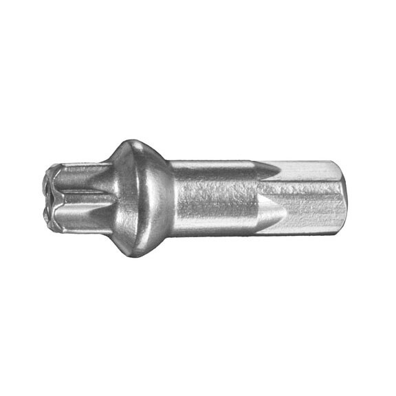 NEW – DT Swiss ProLock Squorx – Aluminum Nipples: 2.0 x 15mm, Silver, 100 pcs