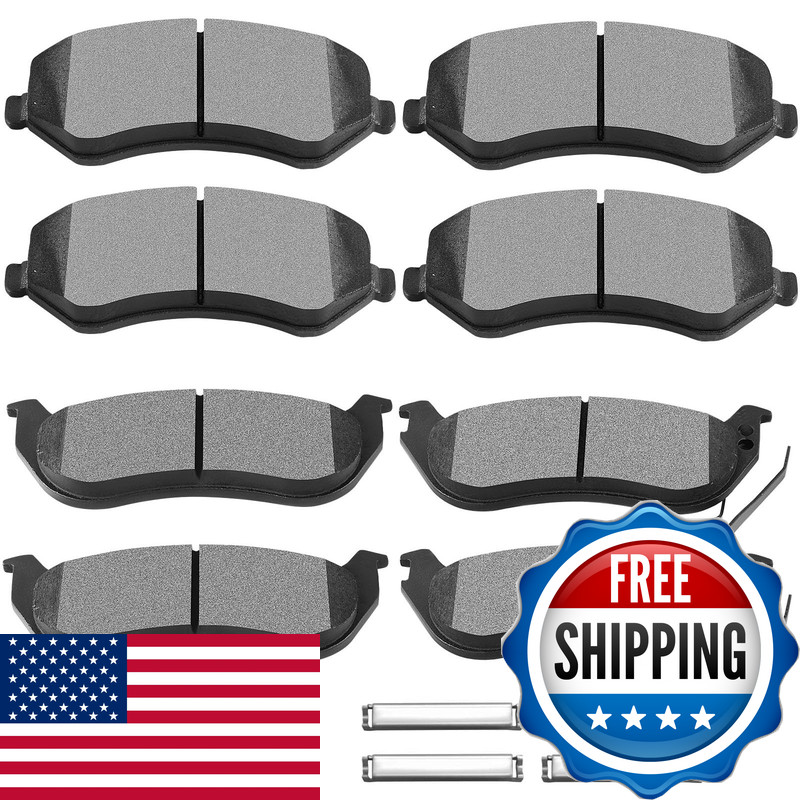 Scitoo D981 D856A Front Rear Semi-Metallic Brake Pads Sets Fit For 2003 2004