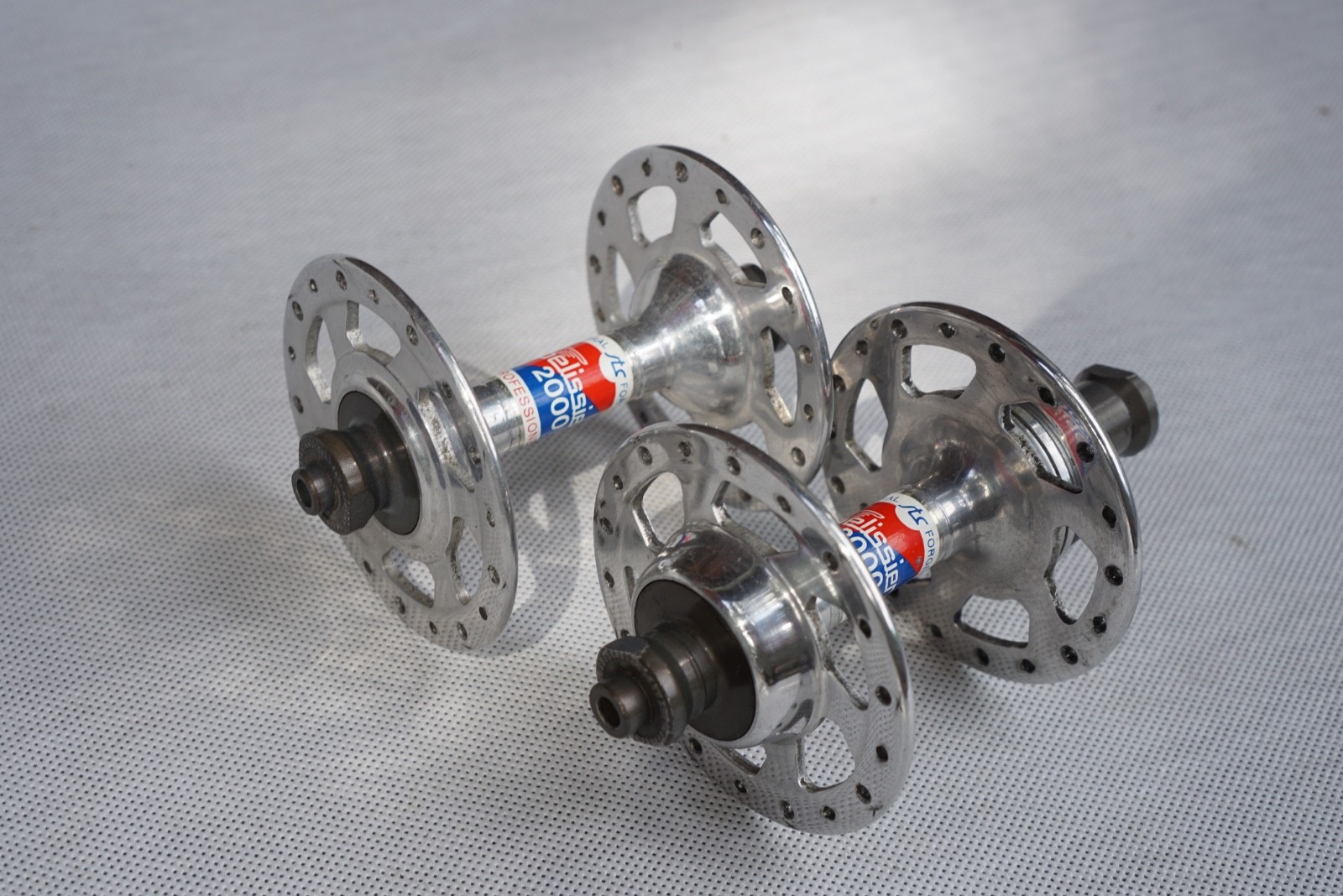 Pelissier 2000 High Flange Hubs Hub Set 36h 127mm British VGC!