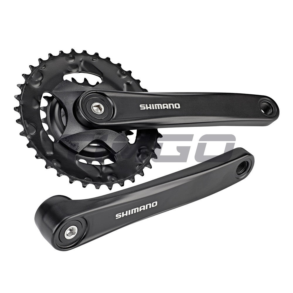 Shimano Altus FC-M315 2×7/8 Speed Crankset Square Taper 36-22T BB-UN101