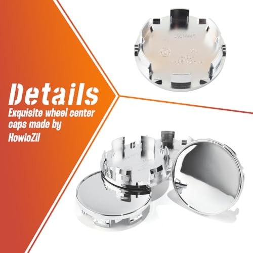 4Pcs 85mm(3.35in) Wheel Center Caps Wheel Rims Replacement 40342-5ZM1A 40342
