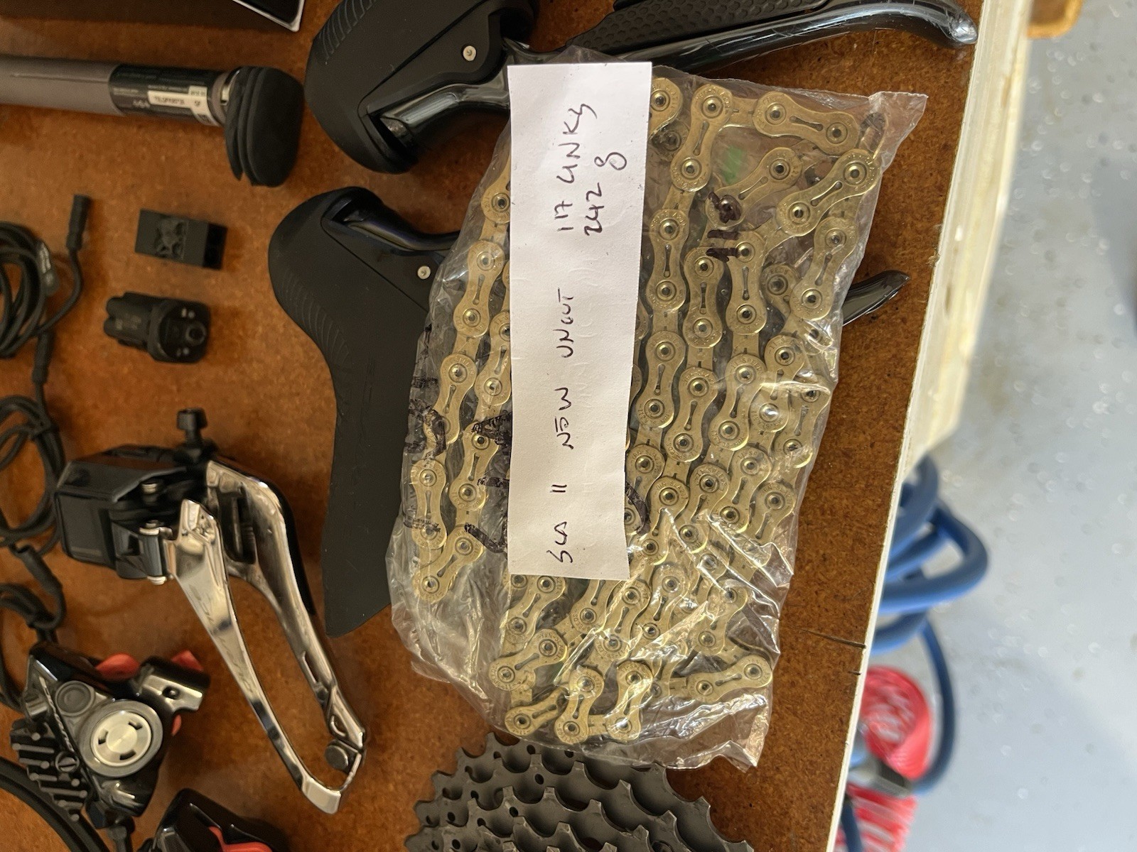 Shimano Dura-Ace R9170 Di2 Hydraulic Disc Groupset 11-speed New RD +YBN Ti Chain