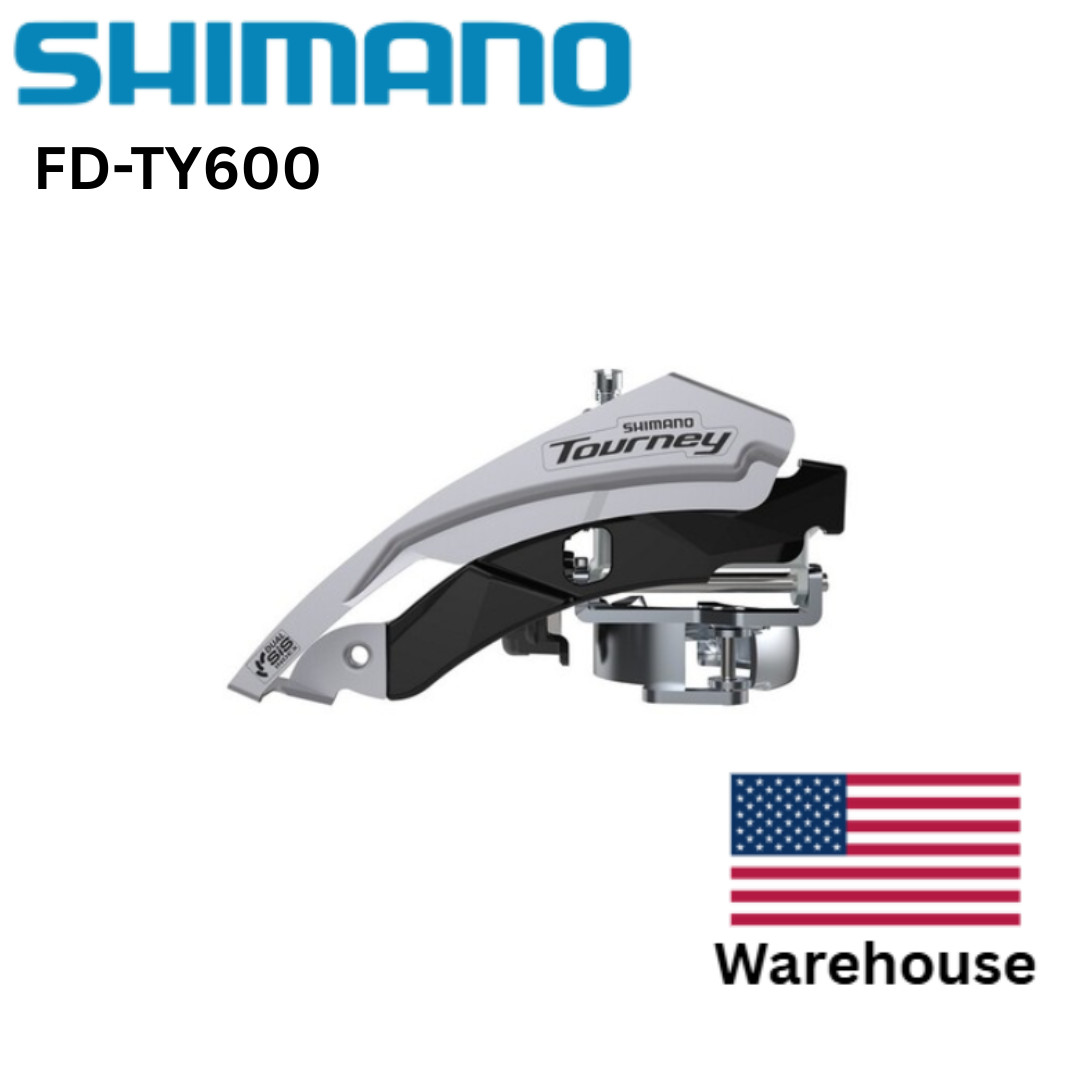 Shimano Tourney FD-TY600 Front Derailleur 6/7/8-Speed Triple Top Swing