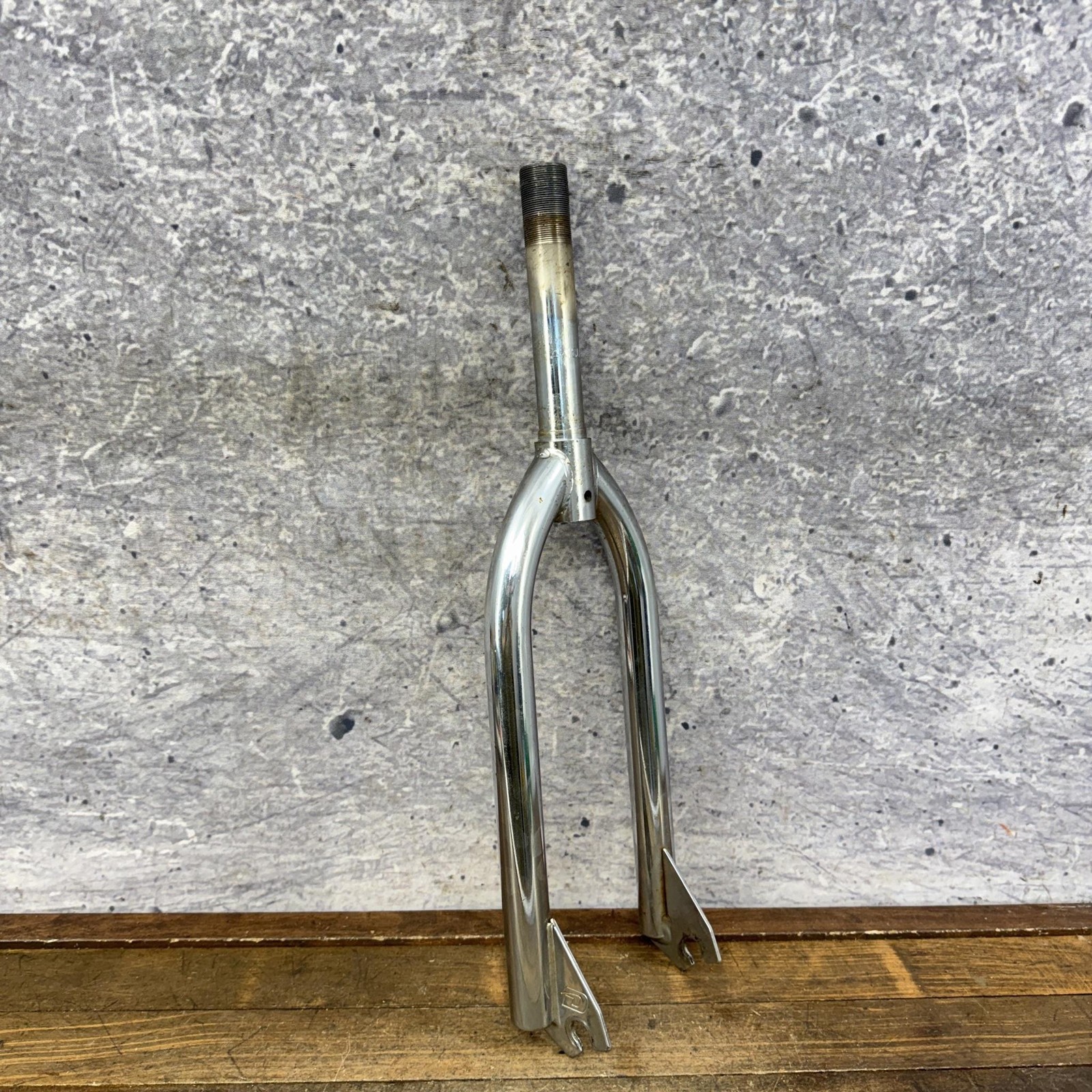 Vintage Dyno Akisu BMX Fork 1 In Threaded 20in Chrome Old School 92 1992