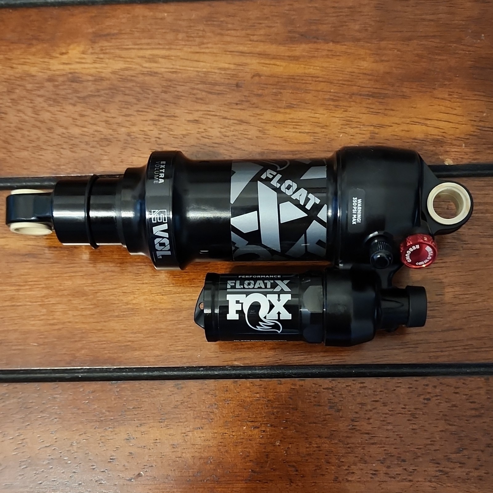 Fox Float X Air Rear Shock Piggyback Reservoir 210x50mm Black/Gray