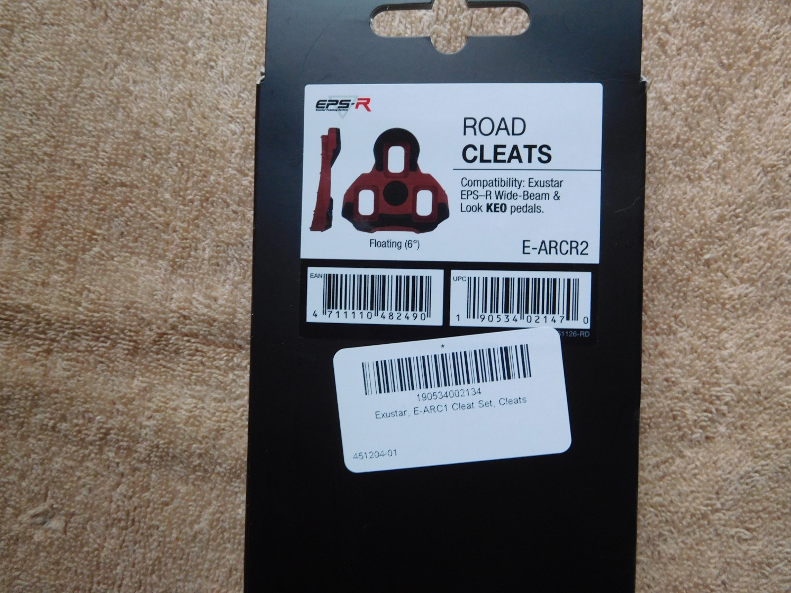 Look Keo Blade 2 ProTeam pedals with new Exustar Keo cleats