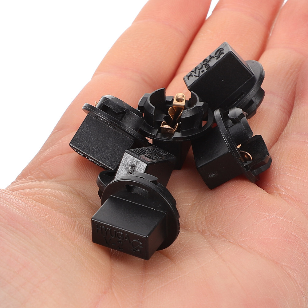 10Pcs Twists Lock Supply T10 168 Base Dash Light Bulb Socket Instrument Panel US