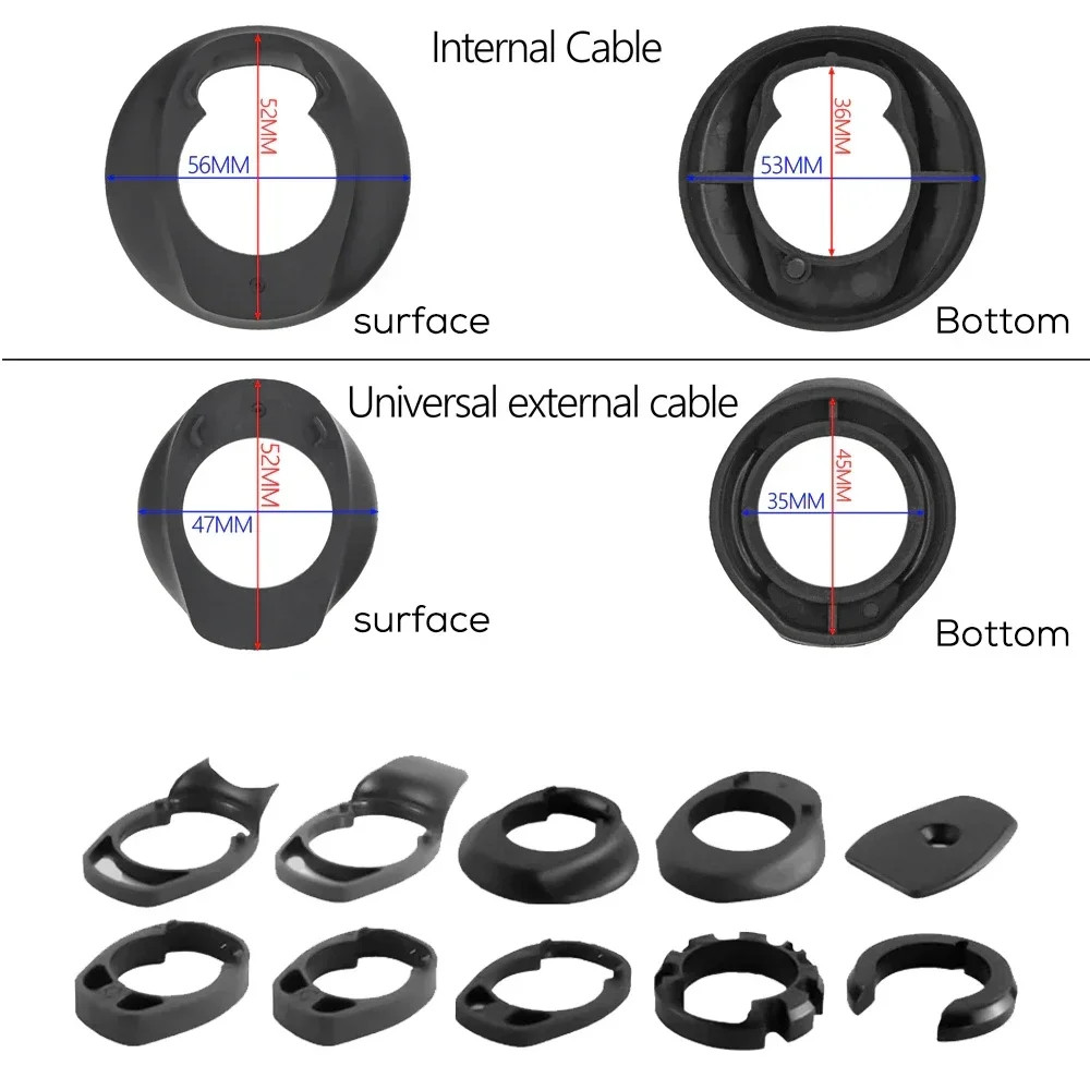 Carbon Fiber Bicycle Integrated Nternal Cable Handlebar with Spacers and Mount