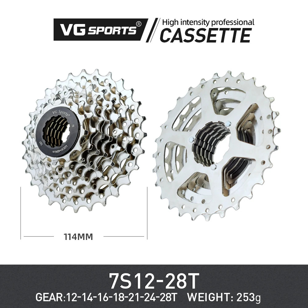 7 Speed Bike Cassette Freewheel 12-28T 12-32T Road Bicycle Sprocket
