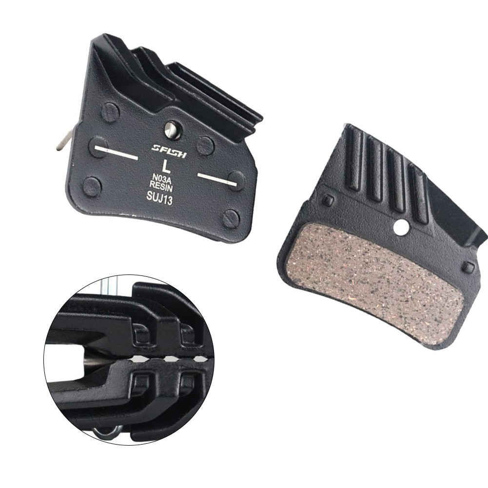 4-piston Friction Disc Brake Pad Aluminum Resin Silent Short Running-in Period