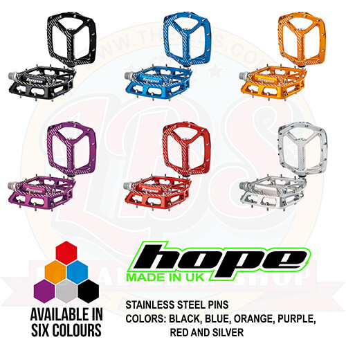Hope F22 Flat Platform MTB Enduro DH Pedals – All Colors and Options – New