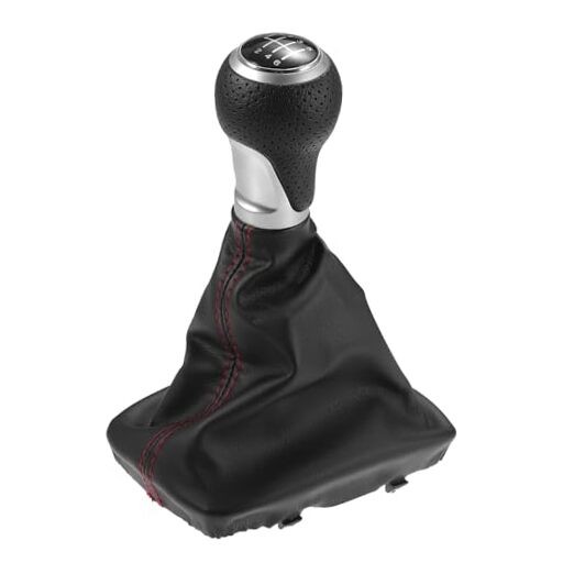6 Speed Manual Gear Shift Knob with Dust Cover for Audi A4 S4 2007-2015 /