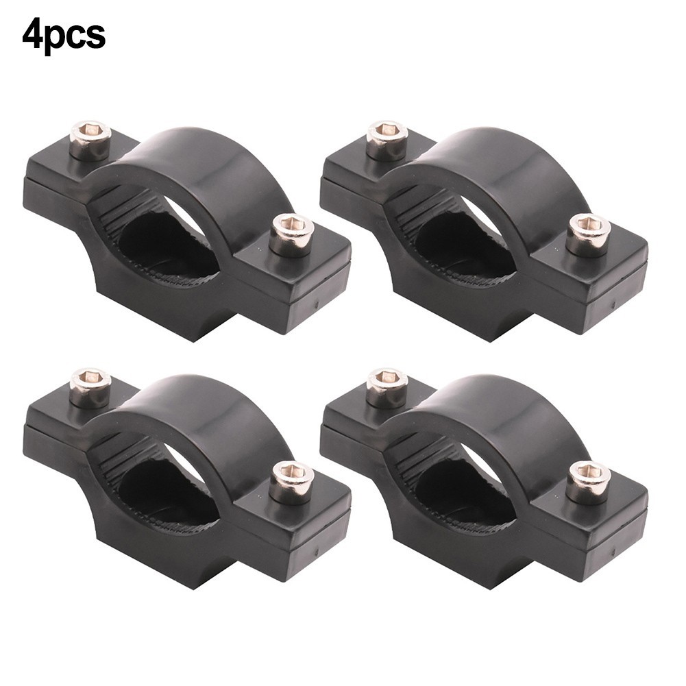 Modern and Functional Electric Bicycle Light Mounting Clamps Pack of 4