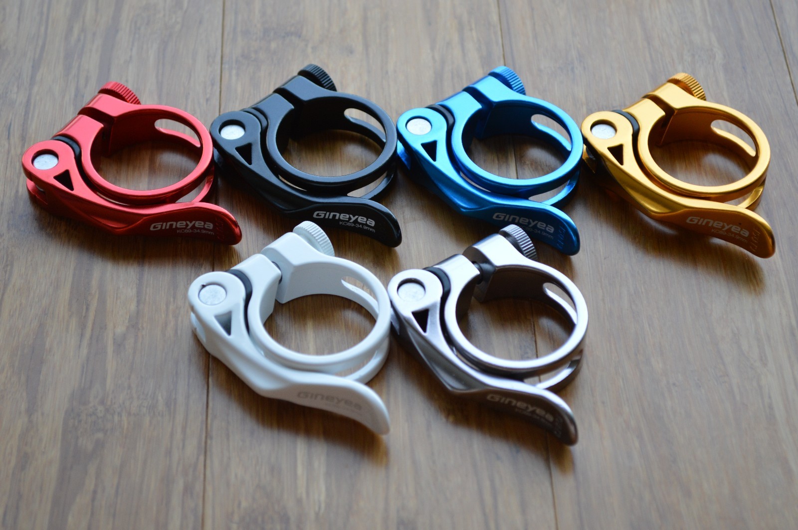 — Modifiedcomponents KC89 Seat Post CLAMP Size: 34.9 mm — Quick Release–*