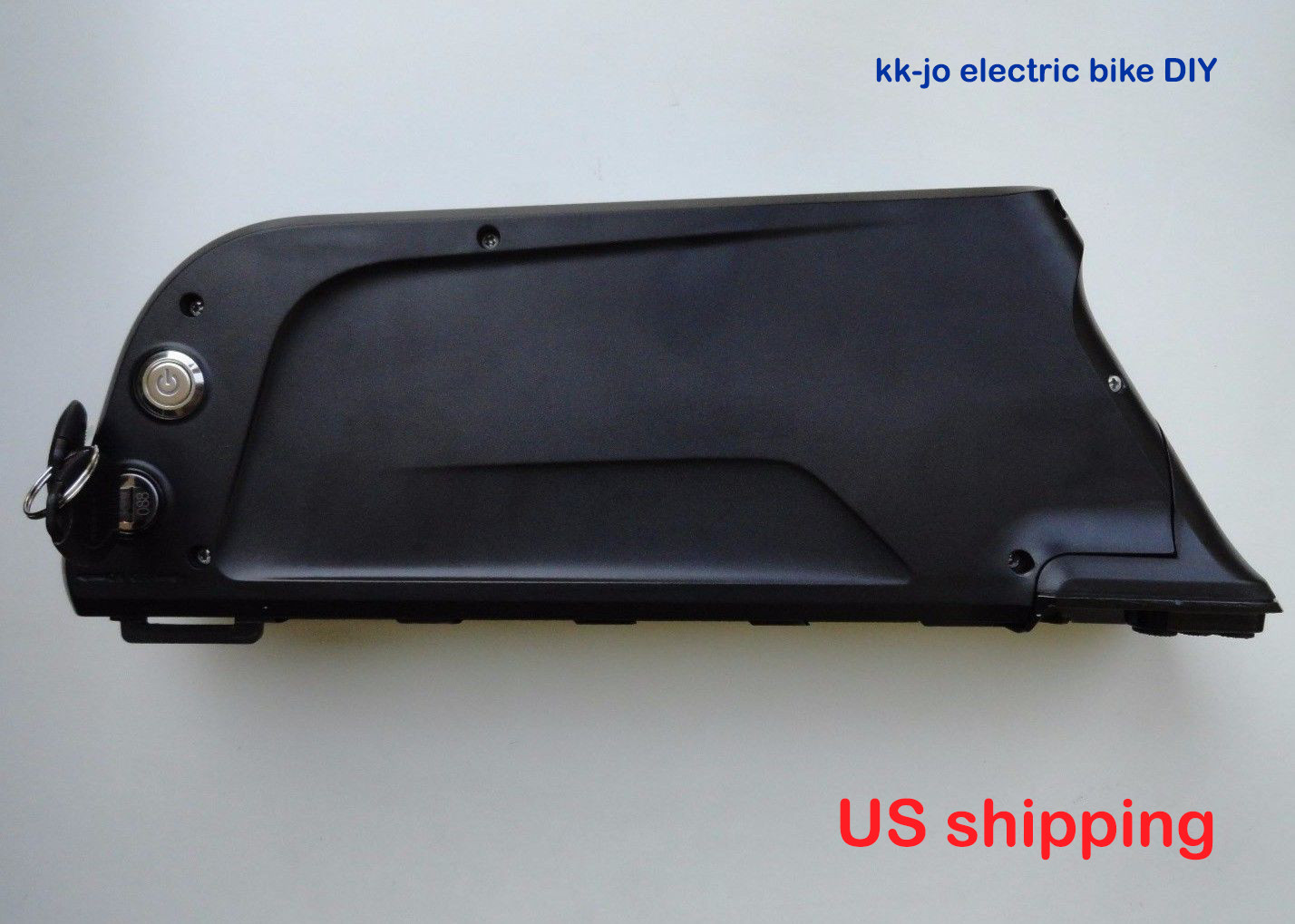 Electric Bike Ebike 48v Li-ion Battery Dolphin Case Box + USB Plug Switch