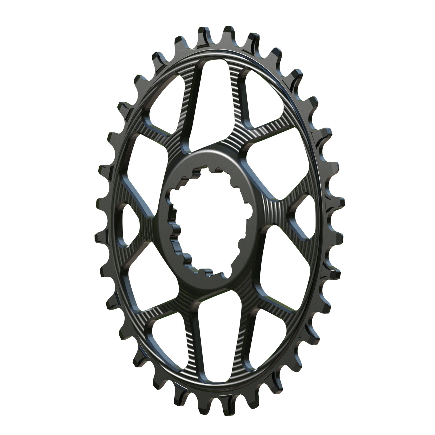 Works Components – Fits SRAM Boost N/W Chainring – Oval – 30T, 32T – Made in UK
