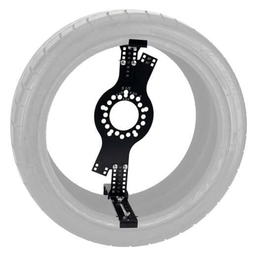 Wheel Fitment Tool and Simulator, Offset Measuring Mockup Tool, Fits 14 5 Lug