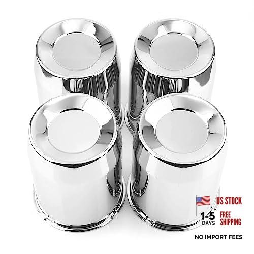 4PCS 5.15″ 130mm Push Through Center 5.15″ Center Hole, 6.42″ Height Chrome