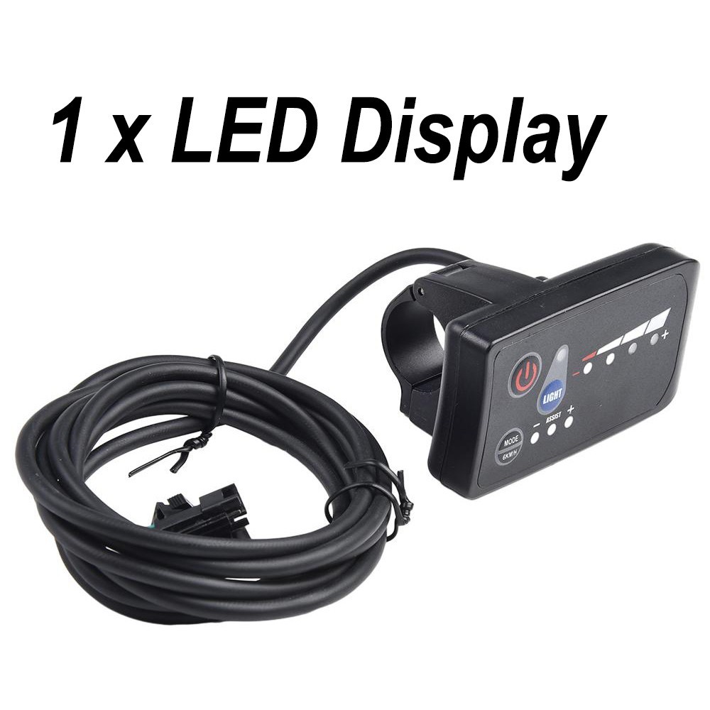 1PCS Electric Bicycle E-Bike Display 36V 810-LED Display Controller Panel