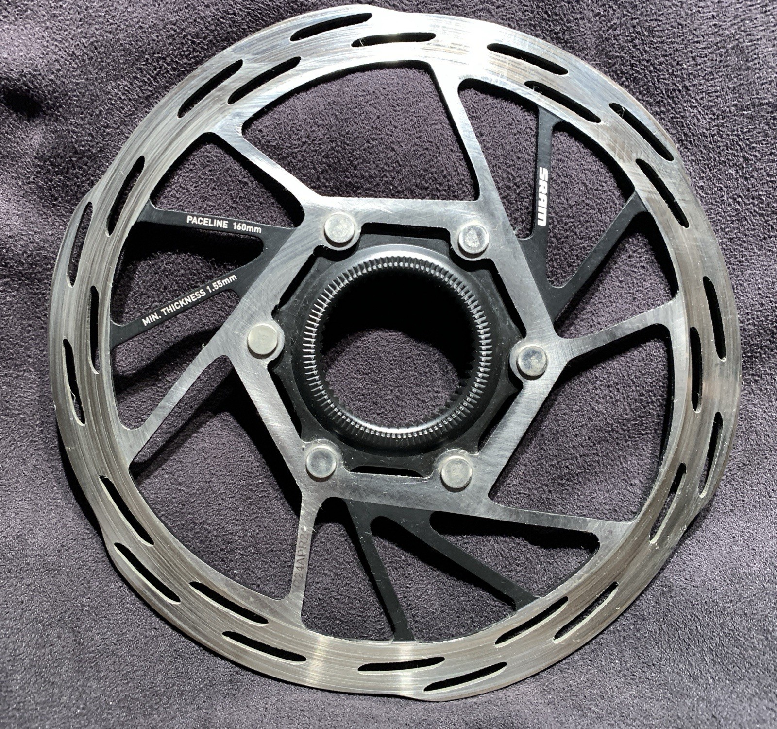 SRAM Paceline 160mm Centerlock Single Bike Disc Brake Rotors 159g