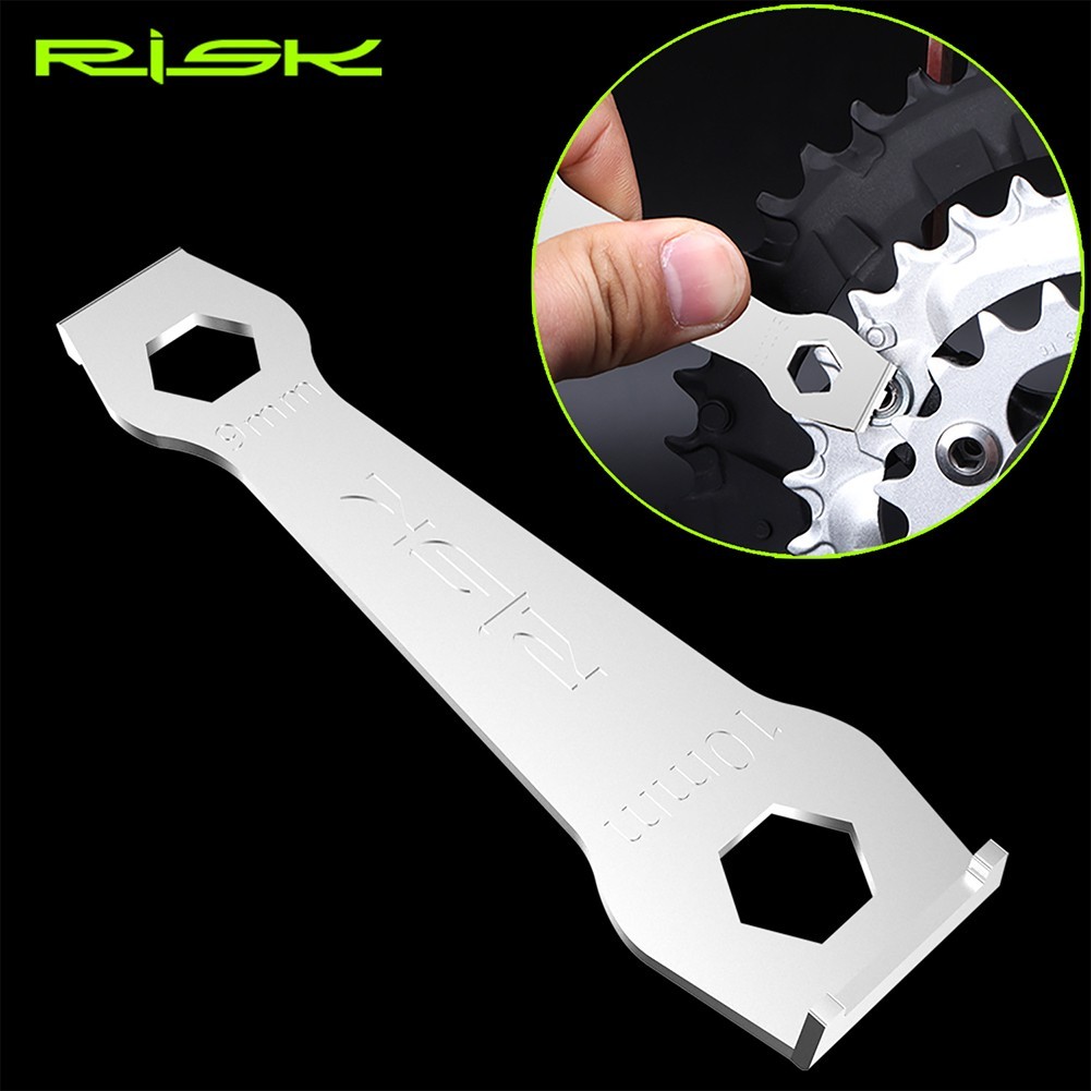 4 Bicycle Chainring Crankset Bolt Nut Screw Wrench MTB Road Bike Removal Tools