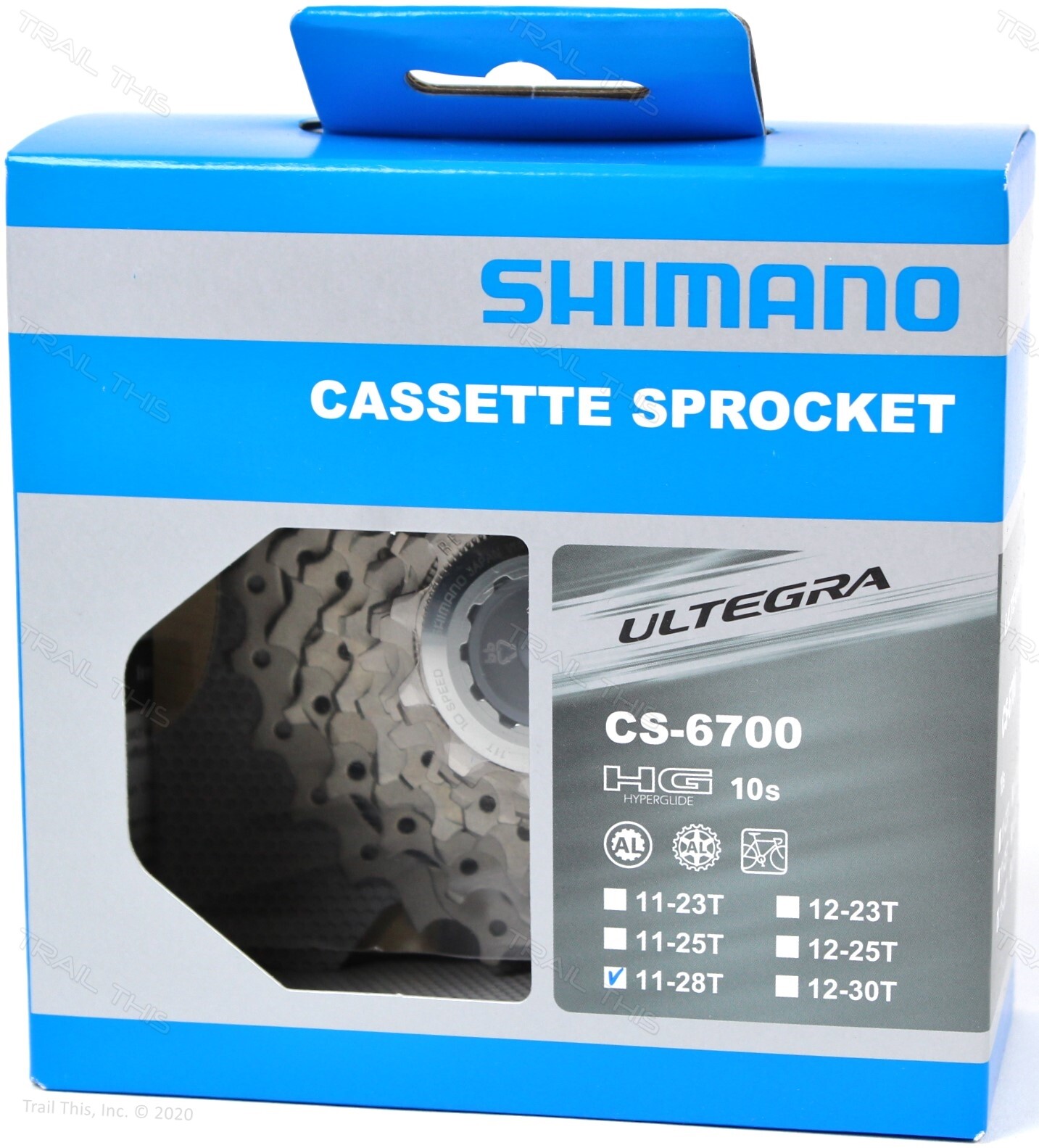 Shimano Ultegra CS-6700 11-28T 10-Speed Bike Cassette 11-28 fits Dura-Ace / SRAM