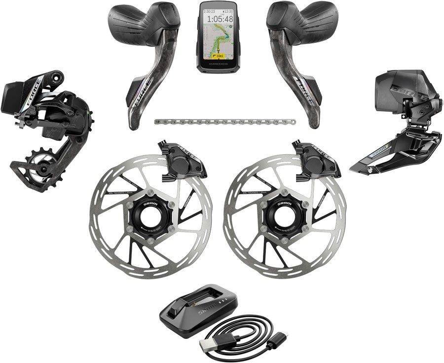 SRAM Force eTap AXS Road Groupset 2×12-Speed, E1, Hammerhead Karoo