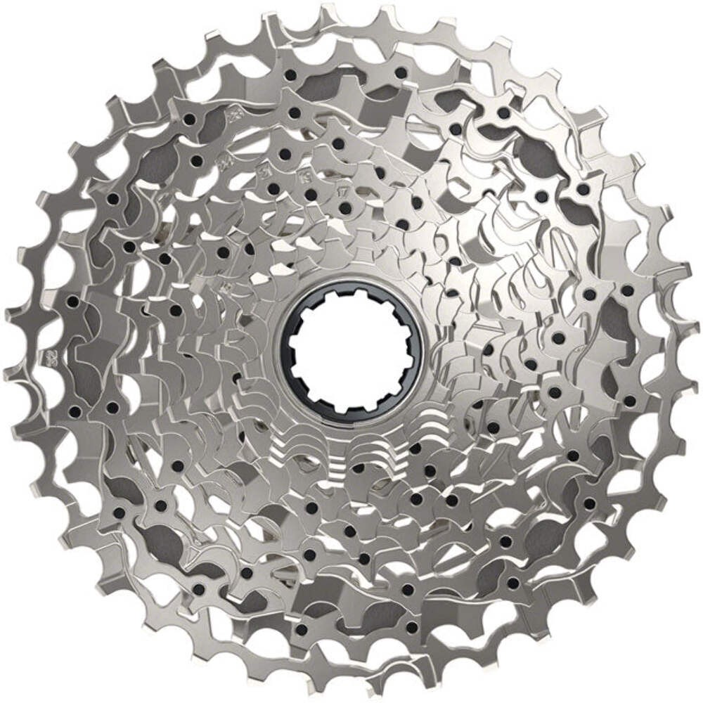 SRAM Rival AXS XG-1250 Cassette – 12-Speed, 10-36t, Silver, For XDR Driver Body,